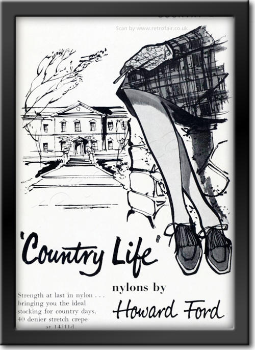 1958 vintage Howard Ford Nylons advert