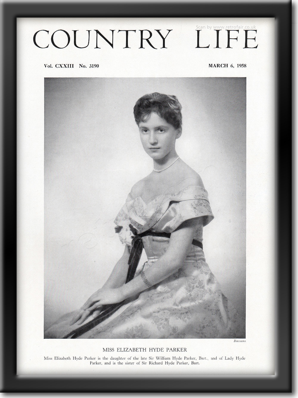 1958 Miss Elizabeth Hyde Parker