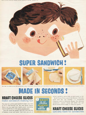 1958 Kraft - vintage ad