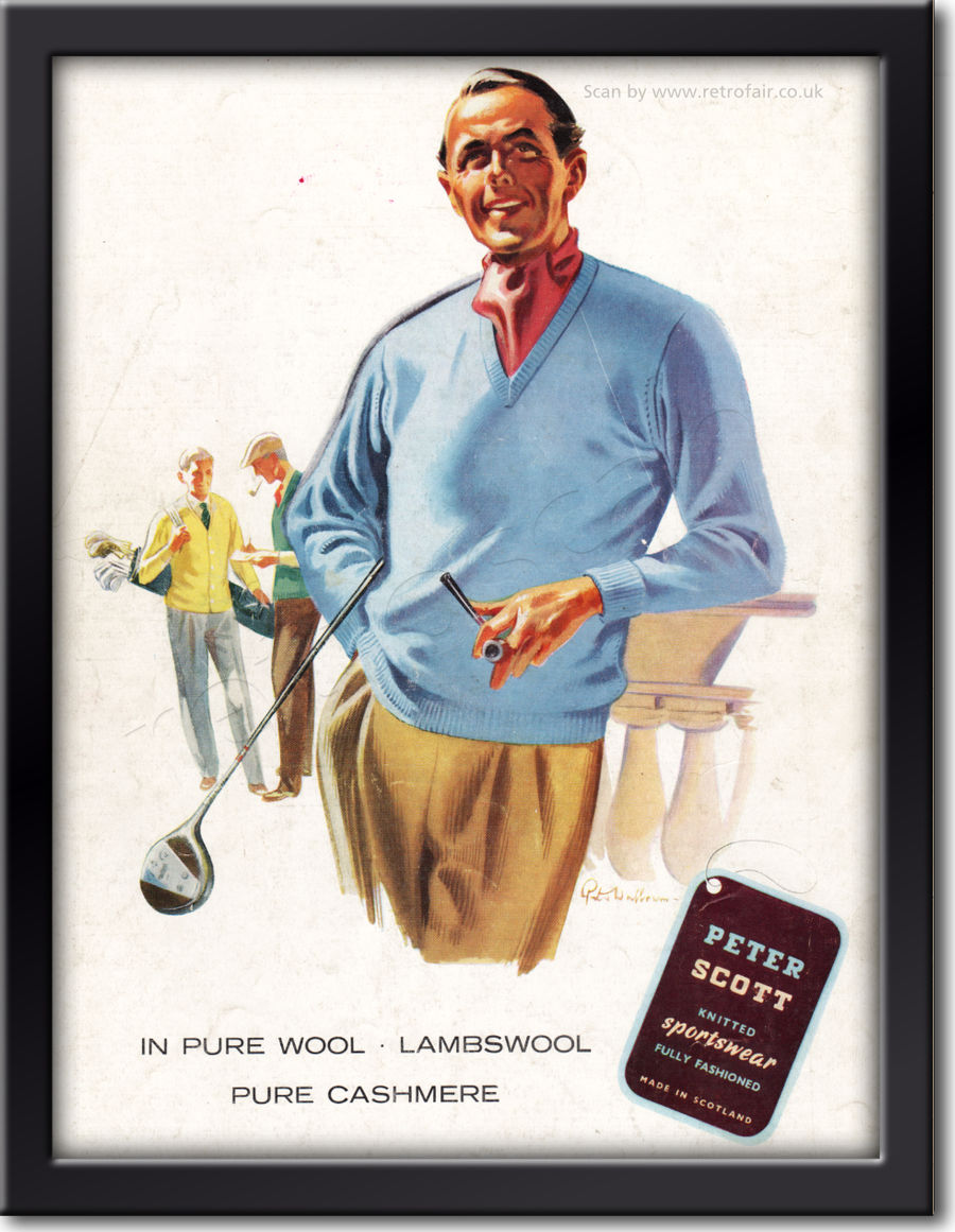 1958 Peter Scott Sportswear framed preview