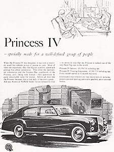  1958 Austin Princess vintage ad
