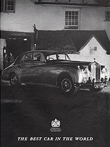  1958 ​Rolls Royce - vintage ad