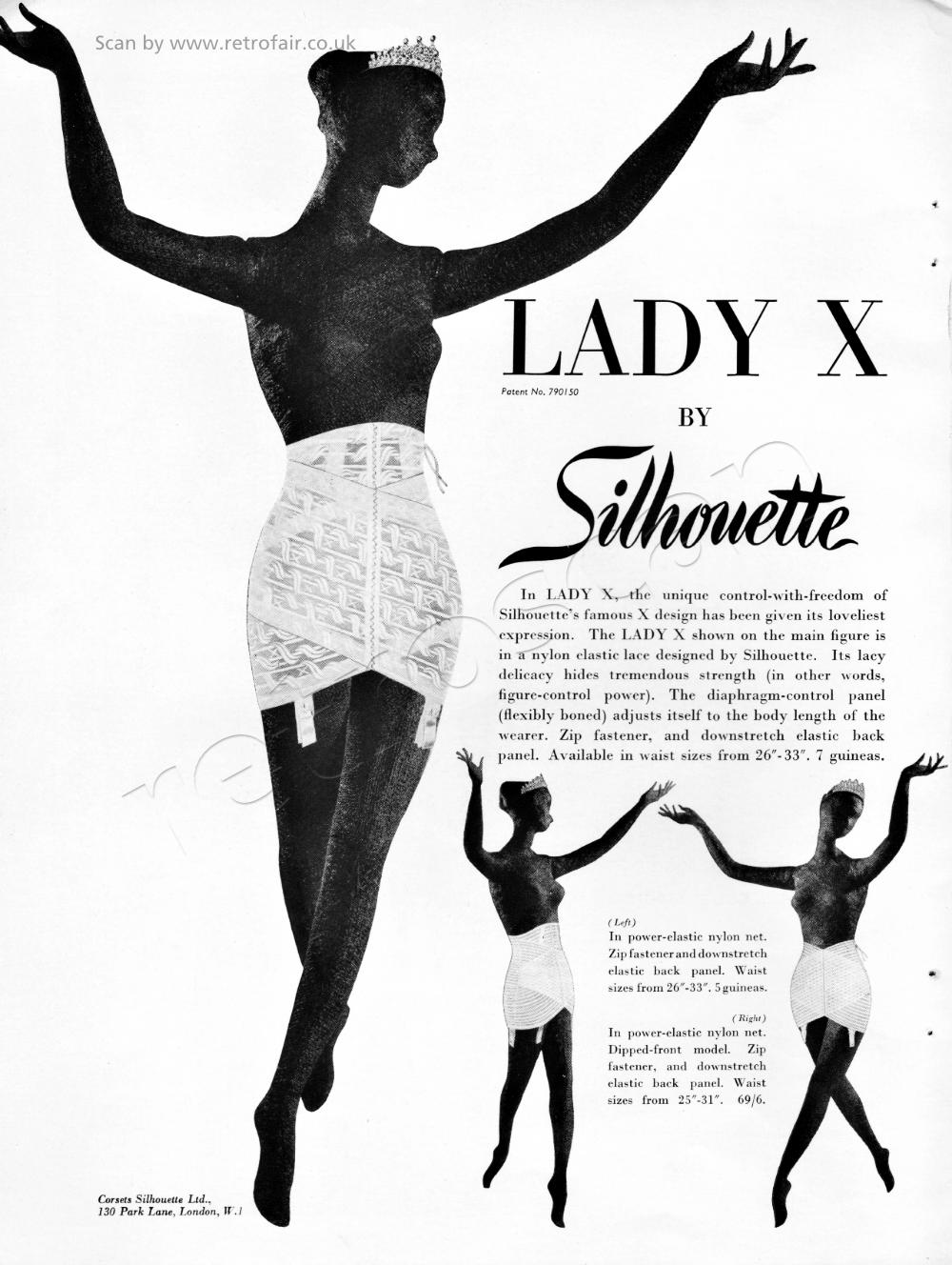 1958 Silhouette Lady X