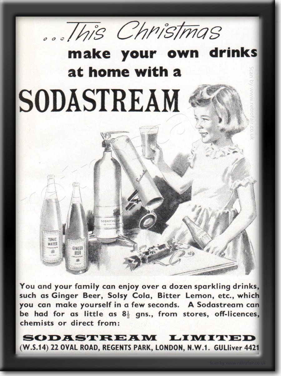 1958 Sodastream - vintage magazine ad