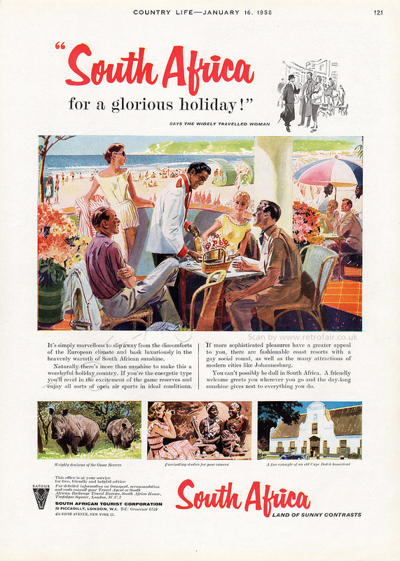 1958 South Africa - unframed vintage ad
