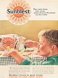1958 ​Sunblest - vintage ad