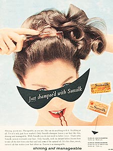 1958 ​Sunsilk - vintage ad