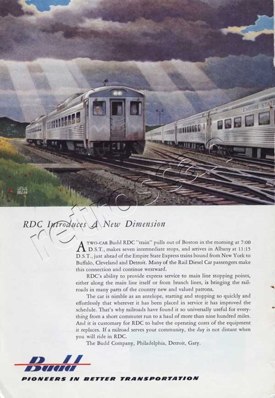 1953 Budd Engineering vintage ad