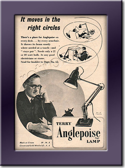 retro 1954 Anglepoise advert