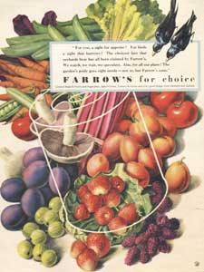 1949 Farrows vintage ad