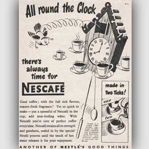1952 Nescafé - vintage ad