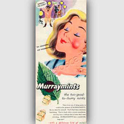 1956 Murraymints - vintage ad
