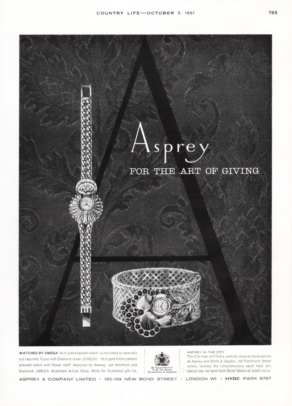 1961 Asprey Jewellery  unframed preview