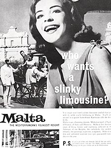 1961 Malta Tourism - vintage ad