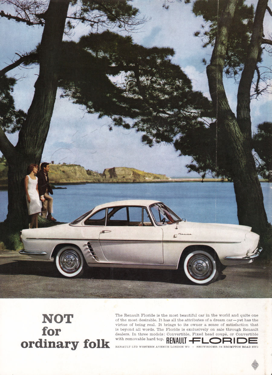 1961 Renault - framed preview vintage ad