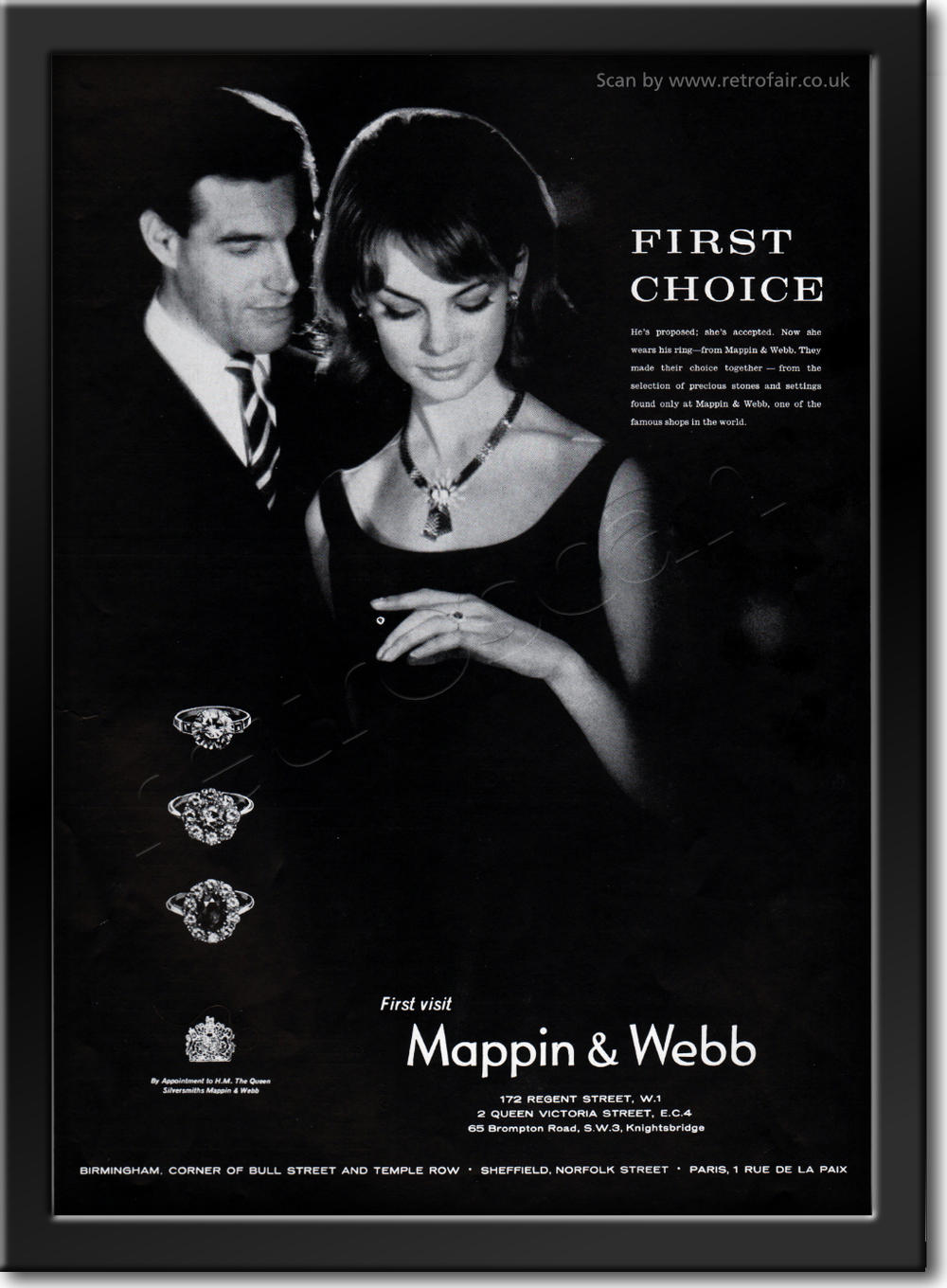 1962 Mappin and Webb advert