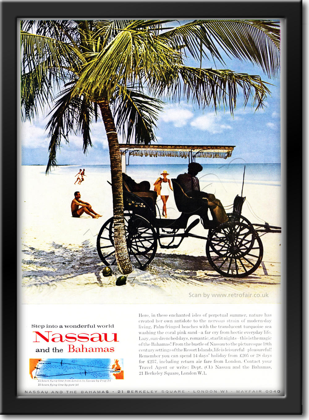 vintage 1962 Nassau and the Bahamas ad