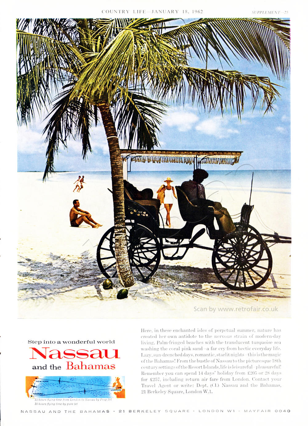 1962 Nassau and the Bahamas advert