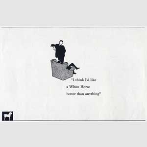 1952 White Horse - Vintage Ad