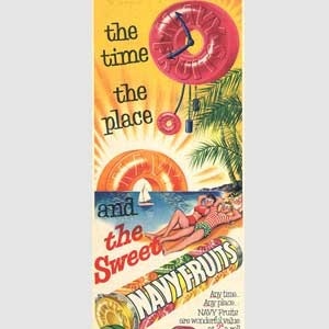 1955 Navy Fruits - vintage ad