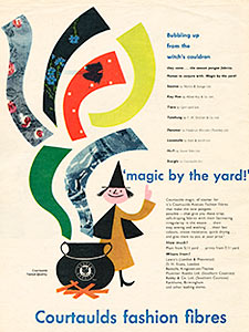 1958 Courtaulds - vintage ad