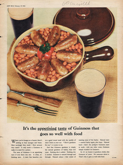 1955 Guinness - unframed vintage ad