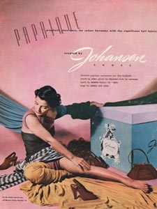  1949 Johansen Shoes - vintage ad