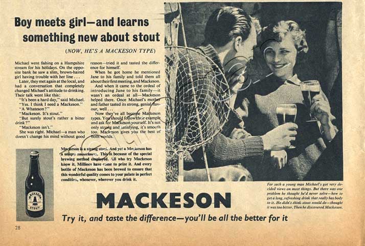 1956 Mackeson Stout - unfarmed