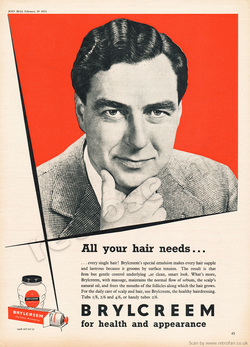 1955 Brylcreem - unframed vintage ad
