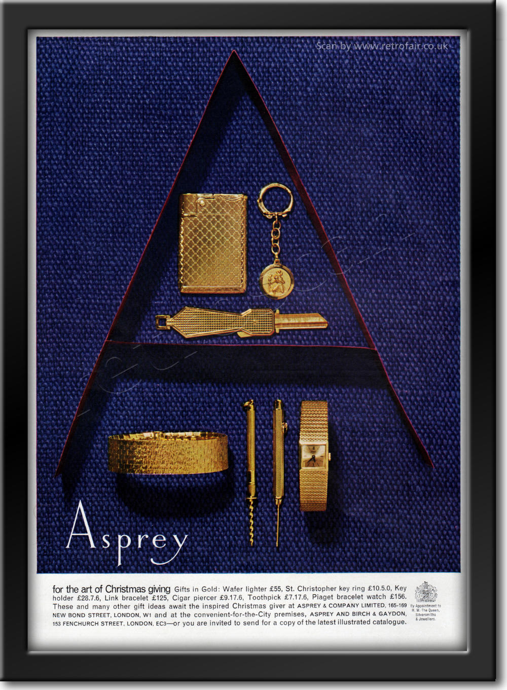 1964 vintage Asprey advert