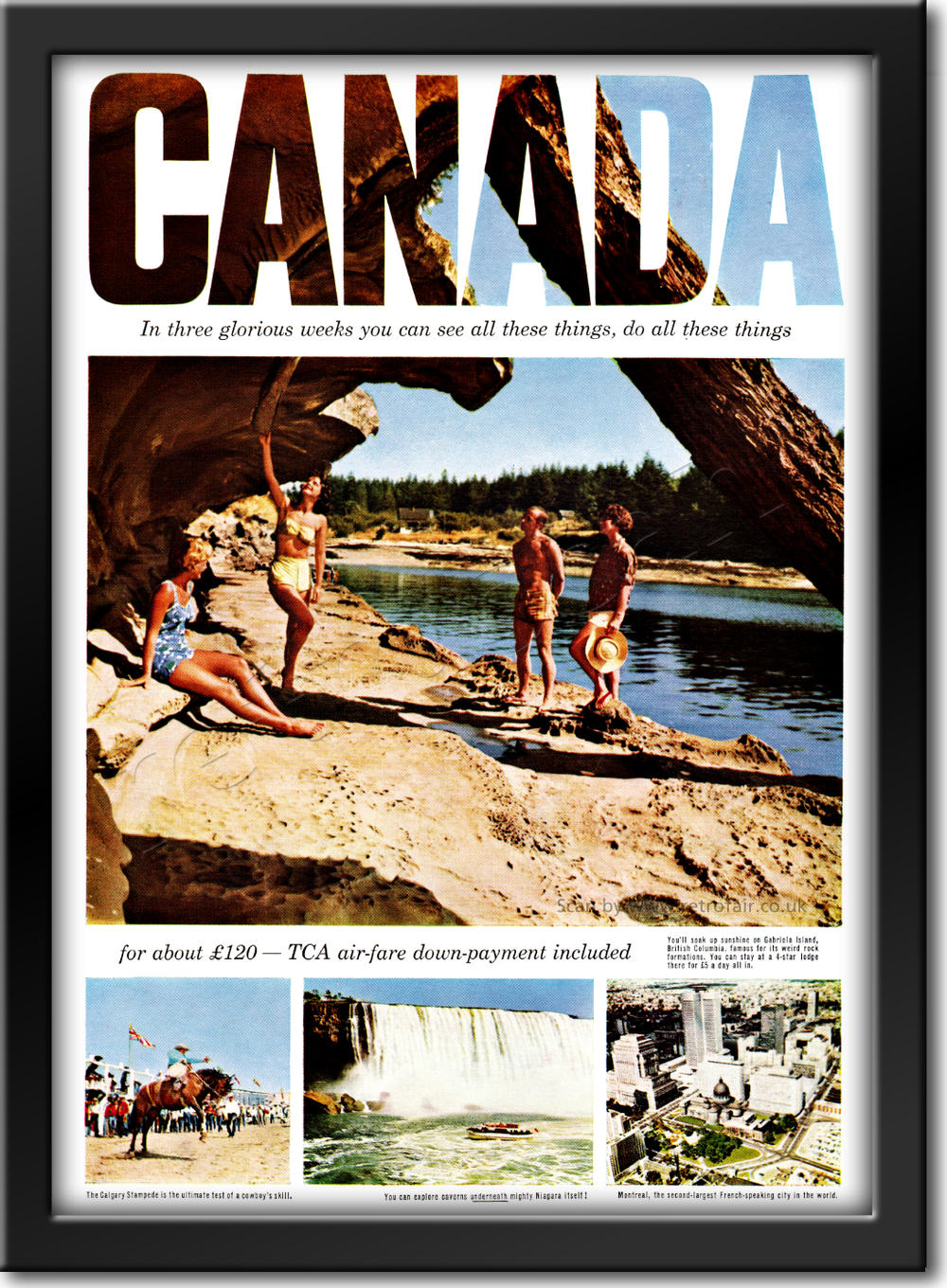 1964 vintage Canada Tourism  ad