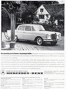 1964 ​Mercedes - vintage ad