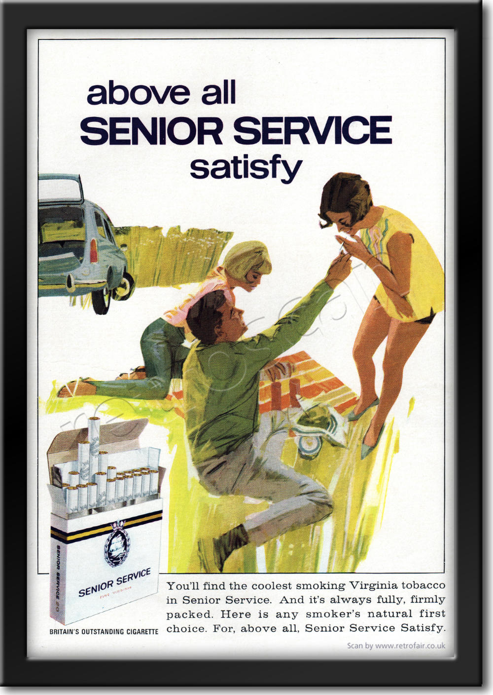 1964 Senior Service retro ad