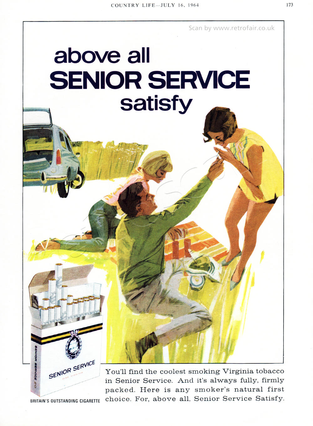 vintage Senior Service advert