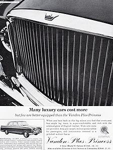 1964 ​Vanden Plas - vintage ad
