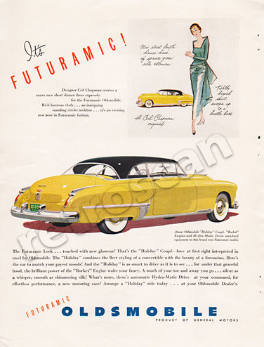 vintage 1949 Oldsmobile ad