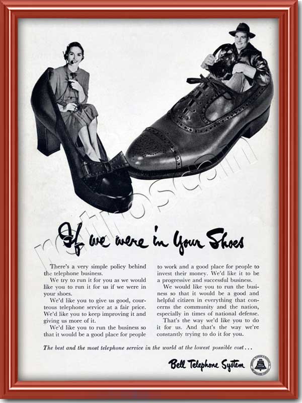1950 vintage Bell Telephone System  advert