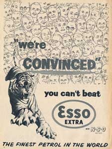 1954 Esso Extra - vintage ad