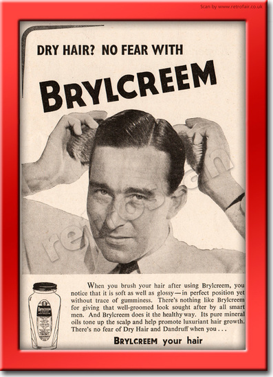 1949 Brylcreem - framed preview retro