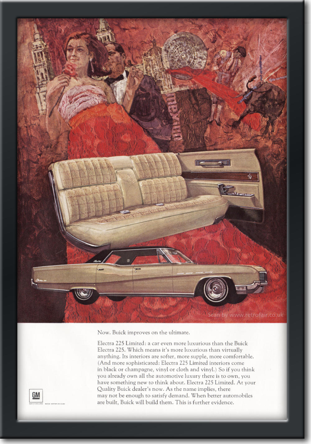 1966 Buick - framed preview vintage ad