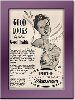 1950 Pifco Massager vintage ad