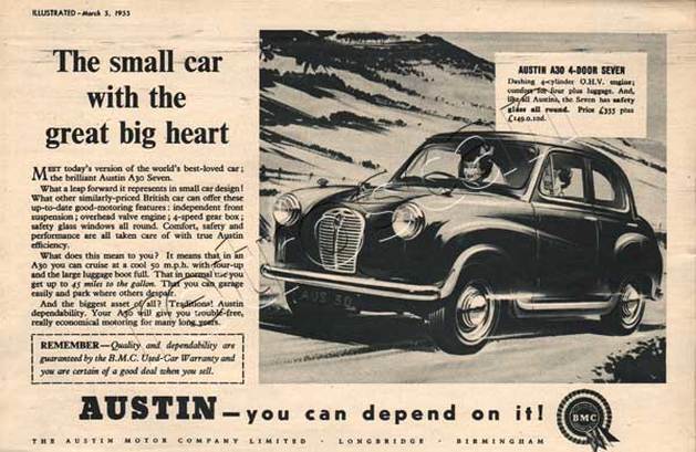 1955 vintage Austin A30