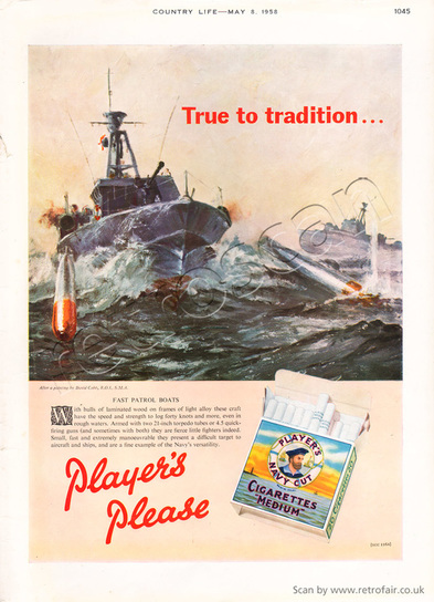 1958 Player's Cigarettes