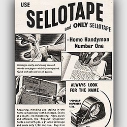 1952 ​Sellotape - vintage ad