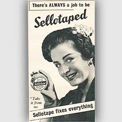 1954 ​Sellotape - vintage ad