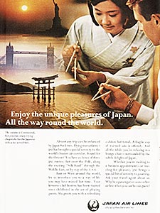 1969 Japan Airlines  - vintage ad