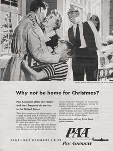 1955 Pan American  Airline - vintage ad