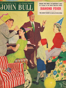 1955 December John Bull Vintage Magazine New Year Party