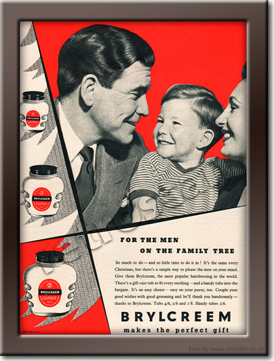 1954 Brylcreem - framed preview retro