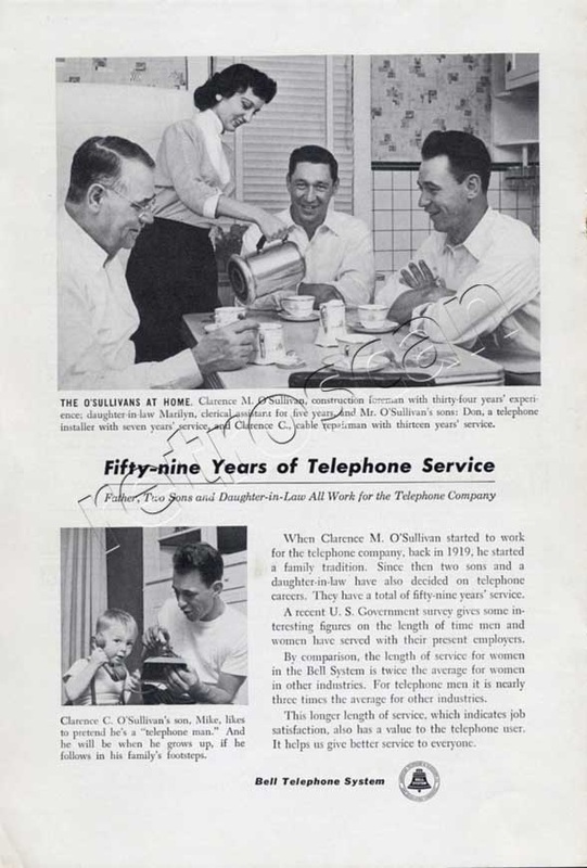 1953 Bell Telephone  Family 